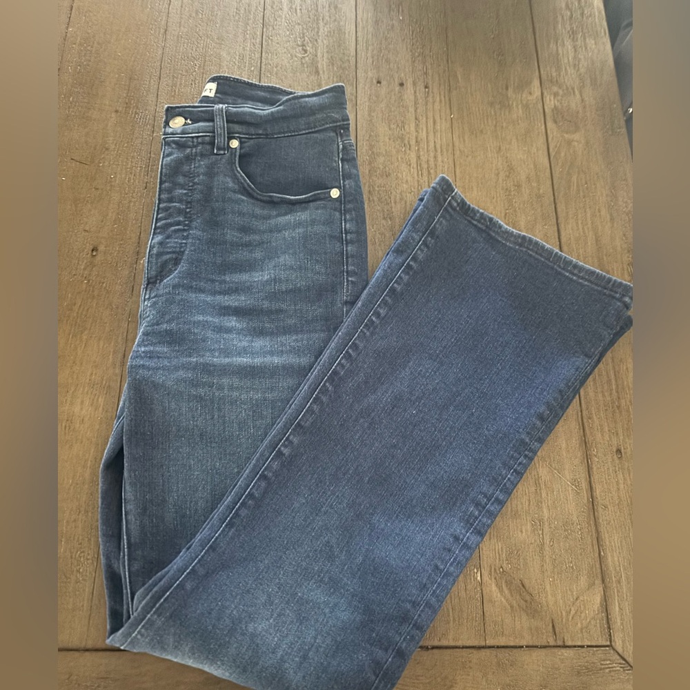 Loft flare jeans 6